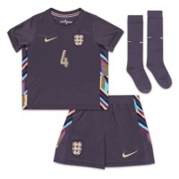 Maglie da calcio Inghilterra Declan Rice #4 Seconda Maglia Bambino Europei 2024 Manica Corta (+ Pantaloni corti)